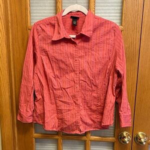 Lane Bryant Vibrant Coral Top